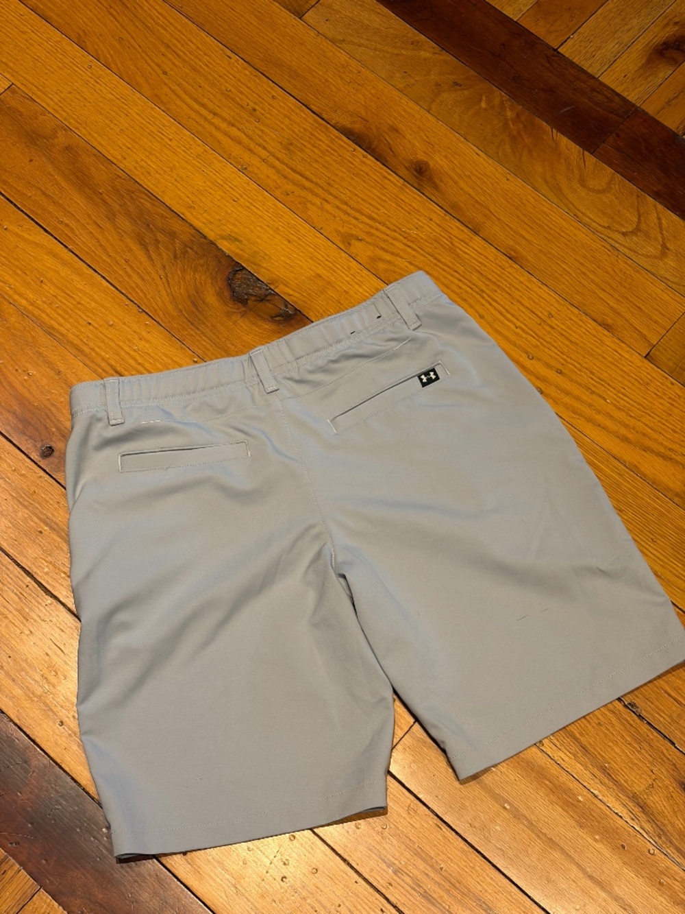 Boys Under Armour Shorts Performance Golf Gray Uniform Size YXL